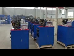 2 इंच वर्टिकल होज़ क्रिम्पिंग मशीन हाई प्रेशर हाइड्रोलिक पाइप स्वैगिंग 51mm