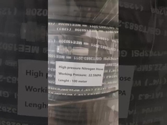 22 मिमी तार प्रबलित हाइड्रोलिक रबर नली सर्पिल एक्स्टेंसिबल औद्योगिक रबड़ नली