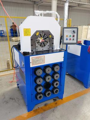 5.5kw हाइड्रोलिक नली दबाने वाली मशीन 3 इंच हाइड्रोलिक नली क्रिम्पिंग प्रेस बटन नियंत्रण CBK-120
