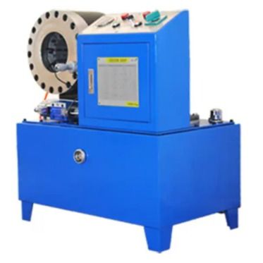 600T क्रिम्पिंग फोर्स के साथ 3KW / 4KW DX68 होज़ क्रॉपर और 10 सेट मर जाता है