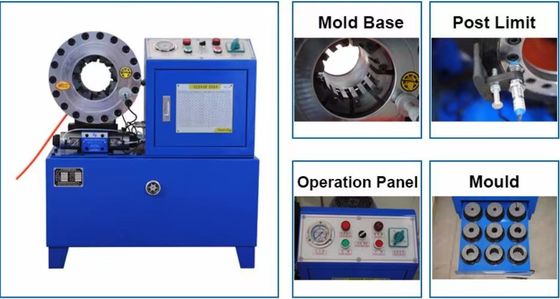 200 पीसी/एच DX68 नली क्रिम्पिंग मशीन 2.5L / 5L / 10L 220v / 240v / 380v / 415v वोल्टेज