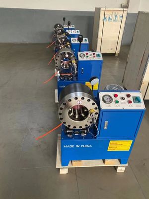 अच्छी कीमत 730*480*740 मिमी डीएक्स68 नली क्रिमपिंग मशीन 10 डाय सेट के साथ 200 पीसी/घंटा कार्य दक्षता ऑनलाइन