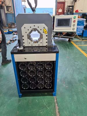 1250 किलोग्राम तकलीफ की सीमा 6-51 मिमी सुपर पतली 2 इंच और अच्छा रंग और डिजाइन के लिए 15 डाई एसी नली क्रिमपर