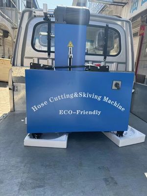 अच्छी कीमत विद्युत धूल मुक्त रबर नली काटने की स्कीविंग मशीन 4 परतों के साथ 2 इंच 6-51 मिमी नीला ऑनलाइन