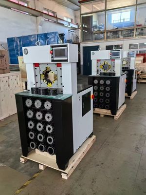 3 इंच 6-76 मिमी 15 के साथ उच्च दबाव सुपर मोटाई सुपर मोटाई ब्लैक कलर नली क्राइमिंग प्रोसेस एसी नली क्रिम्पिंग मशीन/नली क्रिम्पर/नली प्रेसर के साथ तेजी से crimping बल 1500t