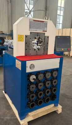 3 Inch 6-76mm PLC Control Hydraulic Hose Crimping Machine with 15 Interchangeable Dies for Efficient Hose Pressing