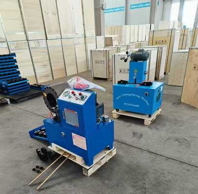 DX68 हाइड्रोलिक नली क्रिमर 6-51 मिमी क्रिमिंग रेंज के साथ 10 डाई और 200 पीसी प्रति घंटे दक्षता नली प्रेस मशीन