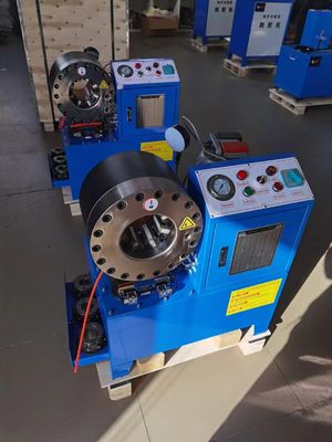 अच्छी कीमत अधिकतम उद्घाटन 114mm DX68 नली क्रिमिंग मशीन पीएलसी / बटन / सीएनसी नियंत्रण प्रणाली ऑनलाइन