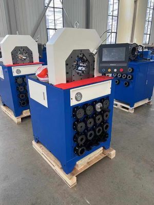 अच्छी कीमत पीएलसी नियंत्रण प्रणाली 5.5kw कार्य दक्षता 300 टुकड़े/घंटा के साथ तेजी से परिवर्तन मोल्ड उपकरण हाइड्रोलिक नली प्रेसिंग मशीन 7.5kw कार्य दक्षता 800 टुकड़े/घंटा हाइड्रोलिक नली Crimping मशीन बड़े कोहनी ऑनलाइन