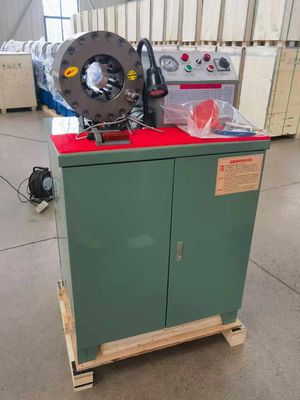 कॉम्पैक्ट संरचना हाइड्रोलिक नली पाइप Crimping मशीन 3kw हाइड्रोलिक नली Crimper