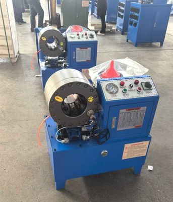 415v 3KW / 4KW DX68 नली क्रिमिंग मशीन नीली रंग नली क्रिमर
