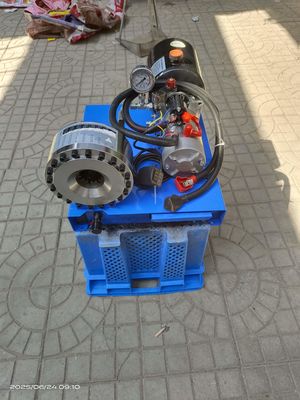12V/24V 7 मर जाता है 1 इंच ब्रैटेड नली Crimper बैटरी ड्राइव हाइड्रोलिक नली पाइप Crimping मशीन 6-25mm