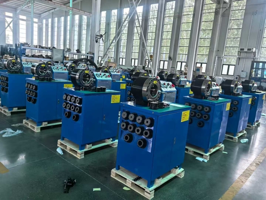 अच्छी कीमत 600T हाइड्रोलिक रबर होज़ क्रिम्पिंग मशीन 6-51mm 220V-415V ऑनलाइन