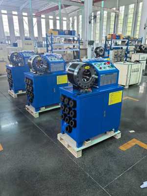 2 इंच इलेक्ट्रिक हाइड्रोलिक होज़ क्रिम्पर 6-51 मिमी 10 डाइज़ के साथ