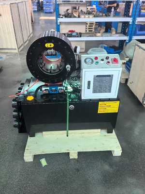 4 इंच हाइड्रोलिक होज़ क्रिम्पिंग मशीन 16 डाइज़ के साथ 6-102mm रेंज