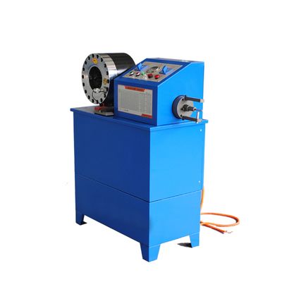 अच्छी कीमत Double Functions Blue Color 2 Inch Hydraulic Hose Crimping Machine with 10 Sets of Dies and 6-51mm Crimping Range for Robust Construction ऑनलाइन