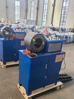 अच्छी कीमत 2 Inch Hydraulic Hose Crimping Machine with 10 Dies and 6-51mm Range for Wide Hose Applications ऑनलाइन