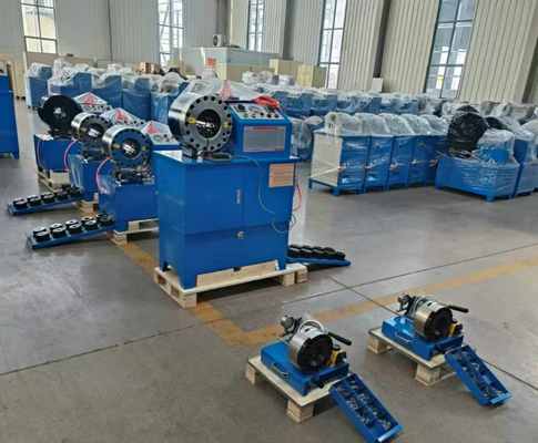 अच्छी कीमत 2 Inch Hydraulic Hose Crimping Machine with Double Functions and 310kgs Net Weight for Efficient Hose Processing ऑनलाइन