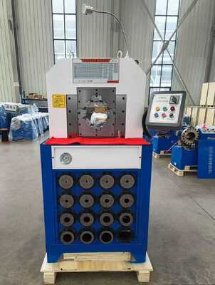 3 Inch Hydraulic Hose Crimping Machine with 1000T Crimping Force 31.5MPA Rated Pressure and 6-76mm Crimping Range