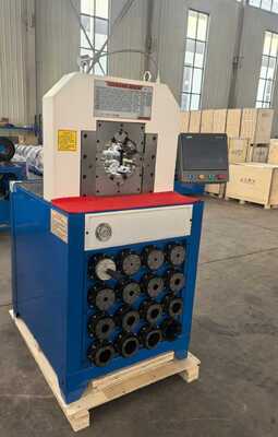 अच्छी कीमत 3 इंच 6-76 मिमी हाइड्रोलिक नली क्रिमपिंग मशीन 15 डाई और कुशल नली दबाने के लिए तेजी से परिवर्तन मोल्ड डिजाइन के साथ ऑनलाइन