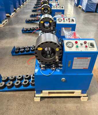 डीएक्स68 हाइड्रोलिक नली क्रिमपिंग मशीन 6-51 मिमी क्रिमपिंग रेंज के साथ, 220v/240v/380v/415v वोल्टेज विकल्प और 200 पीसी प्रति घंटे दक्षता