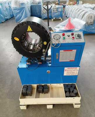 अच्छी कीमत 3 इंच इलेक्ट्रिक हाइड्रोलिक होज़ क्रिम्पिंग मशीन 800T क्रिम्पिंग फ़ोर्स, 6-76 मिमी रेंज, और 200pcs/H क्षमता के साथ ऑनलाइन