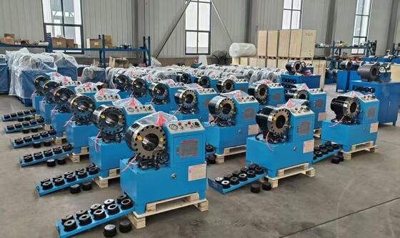 अच्छी कीमत DX68 इलेक्ट्रिक 220v/380v 2 इंच हाइड्रोलिक होज़ क्रिम्पर 6-51mm क्रिम्पिंग सटीकता के साथ ±0.01mm 10 डाइज़ और 200 पीसी प्रति घंटा दक्षता ऑनलाइन