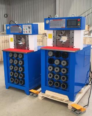 अच्छी कीमत 6-76 मिमी क्रिम्पिंग रेंज और 165 मिमी अधिकतम ओपनिंग के साथ 3 इंच पीएलसी कंट्रोल हाइड्रोलिक होज़ क्रिम्पिंग मशीन ऑनलाइन