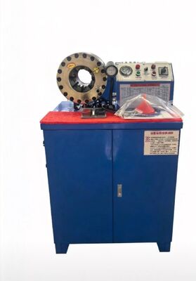 अच्छी कीमत 2 इंच 600T रबर नली क्रिम्पिंग मशीन उच्च मॉडल नीला रंग 220v/380v वोल्टेज 6-51 मिमी रेंज और 10 विनिमेय डाईज़ के साथ ऑनलाइन