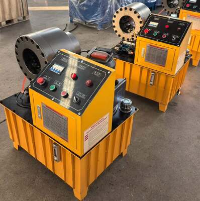 अच्छी कीमत डीएक्स68 होज़ क्रिम्पिंग मशीन 31.5Mpa ऑयल पंप प्रेशर 220v/240v/380v/415v वोल्टेज विकल्प और 3KW/4KW मोटर पावर के साथ ऑनलाइन