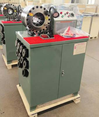 अच्छी कीमत 2 इंच 600T रबर नली क्रिम्पिंग मशीन उच्च मॉडल हरा रंग 220v/380v वोल्टेज 6-51 मिमी रेंज और 10 विनिमेय डाईज़ के साथ ऑनलाइन