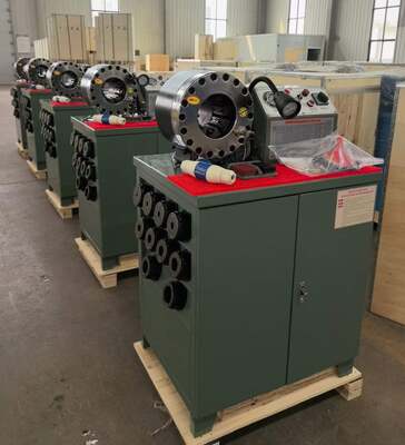2 Inch 600T OEM Service Rubber Hose Crimping Machine Higher Model Green Color 220v/380v Voltage Apecial Electric Voltage With 6-51mm Range And 10 Interchangeable Dies
