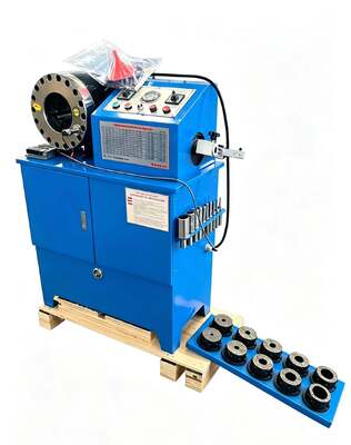 2 Inch From 6-51mm 10 Dies Hydraulic Hose Crimping Machine With Dual Functionality And Hose Skiving Machine 2 Functions For Robust Construction